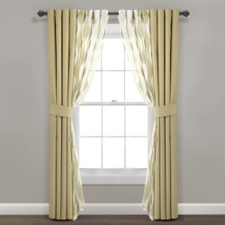 Cortina Mid Century Set  6 Piezas 1.04X.84 Taupe Triangle