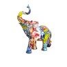 Figura Decorativa Resina Elefante Multicolor