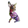 Figura Decorativa Resina Perro Chihuahua Multicolor