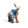 Figura Decorativa Resina Elefante Multicolor