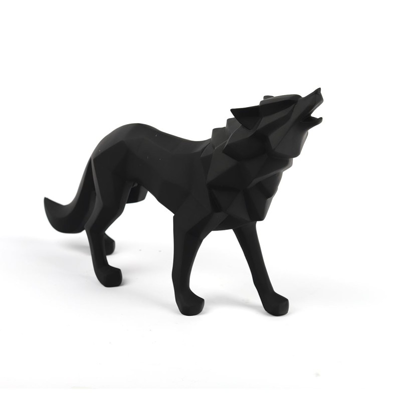 Figura Decorativa Resina Lobo