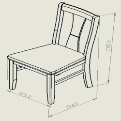Comedor Pisa para 6 Personas New Challenge