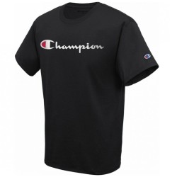 Playera Negra Champion  para Hombre
