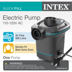 Bomba Eléctrica Llenado Rápido Intex