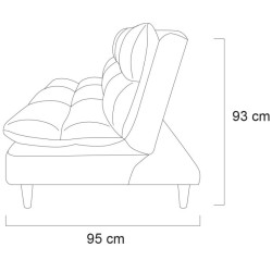 Sofá Cama Alborán Gris Artaban